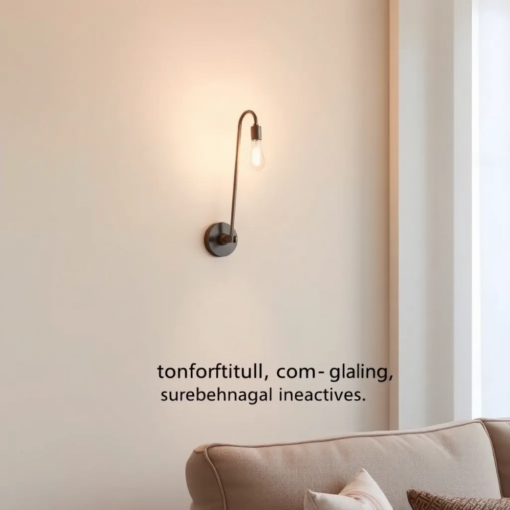 Na jakiej wysokości kinkiety w salonie