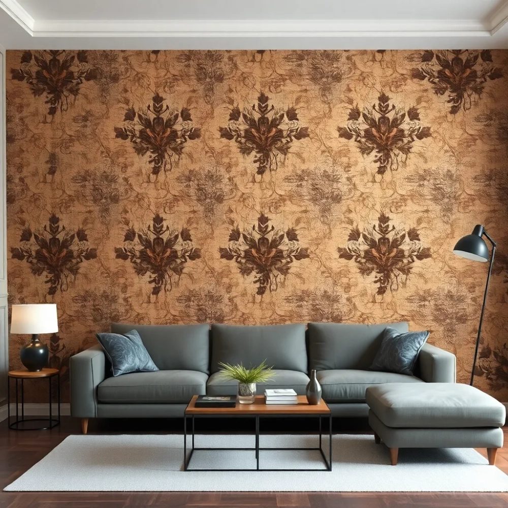 Najmodniejsze tapety do salonu