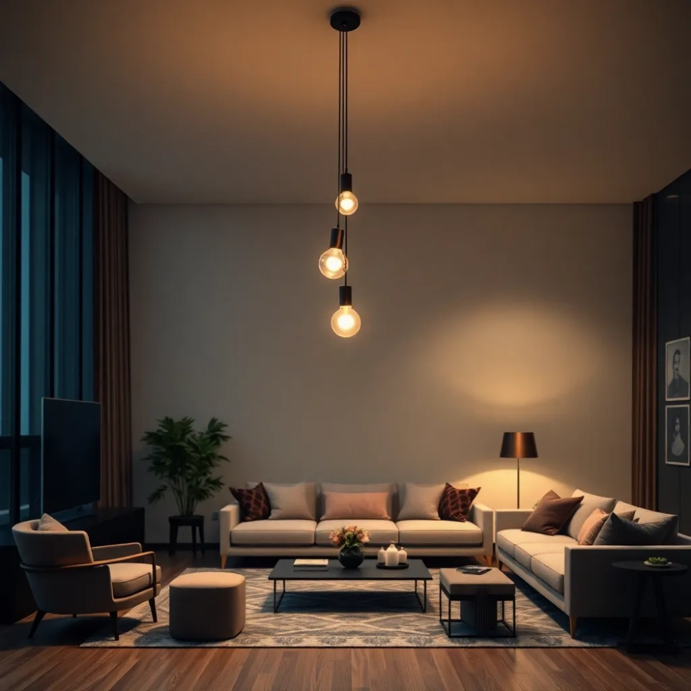 Nowoczesne lampy wiszące do salonu