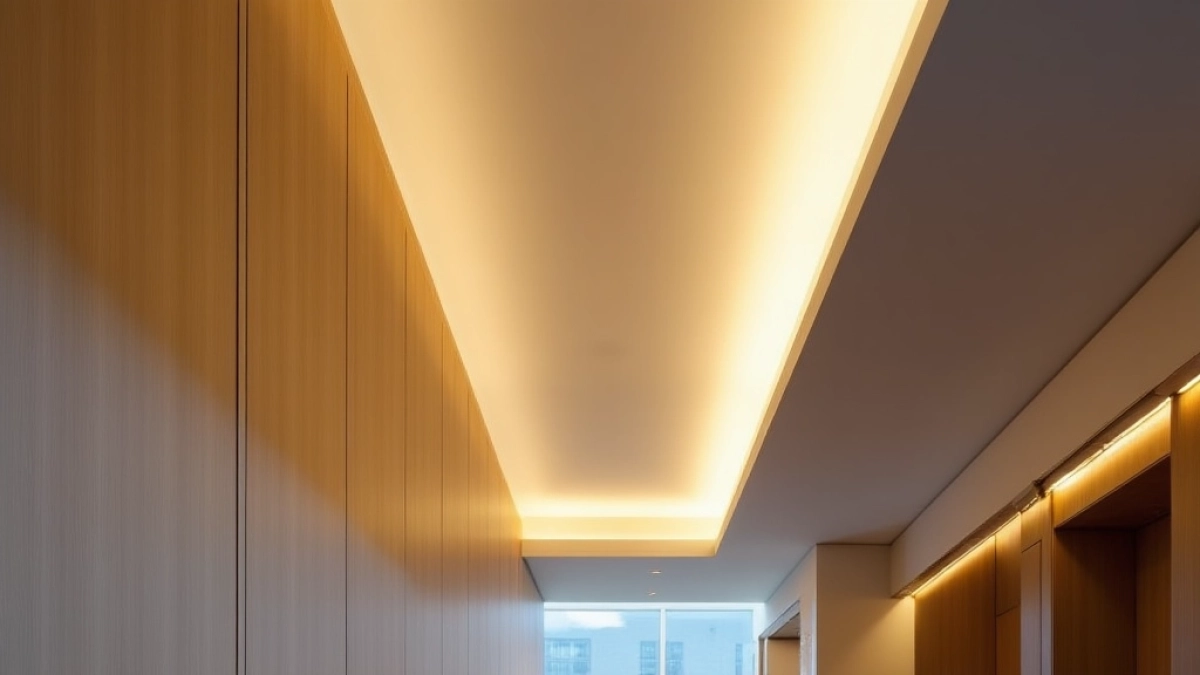 Nowoczesne oświetlenie podbitki