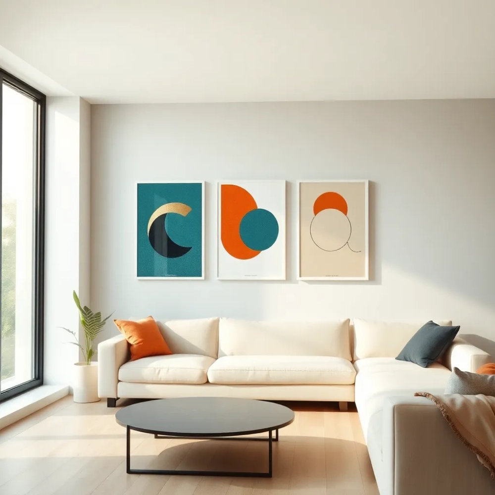 Nowoczesne plakaty do salonu