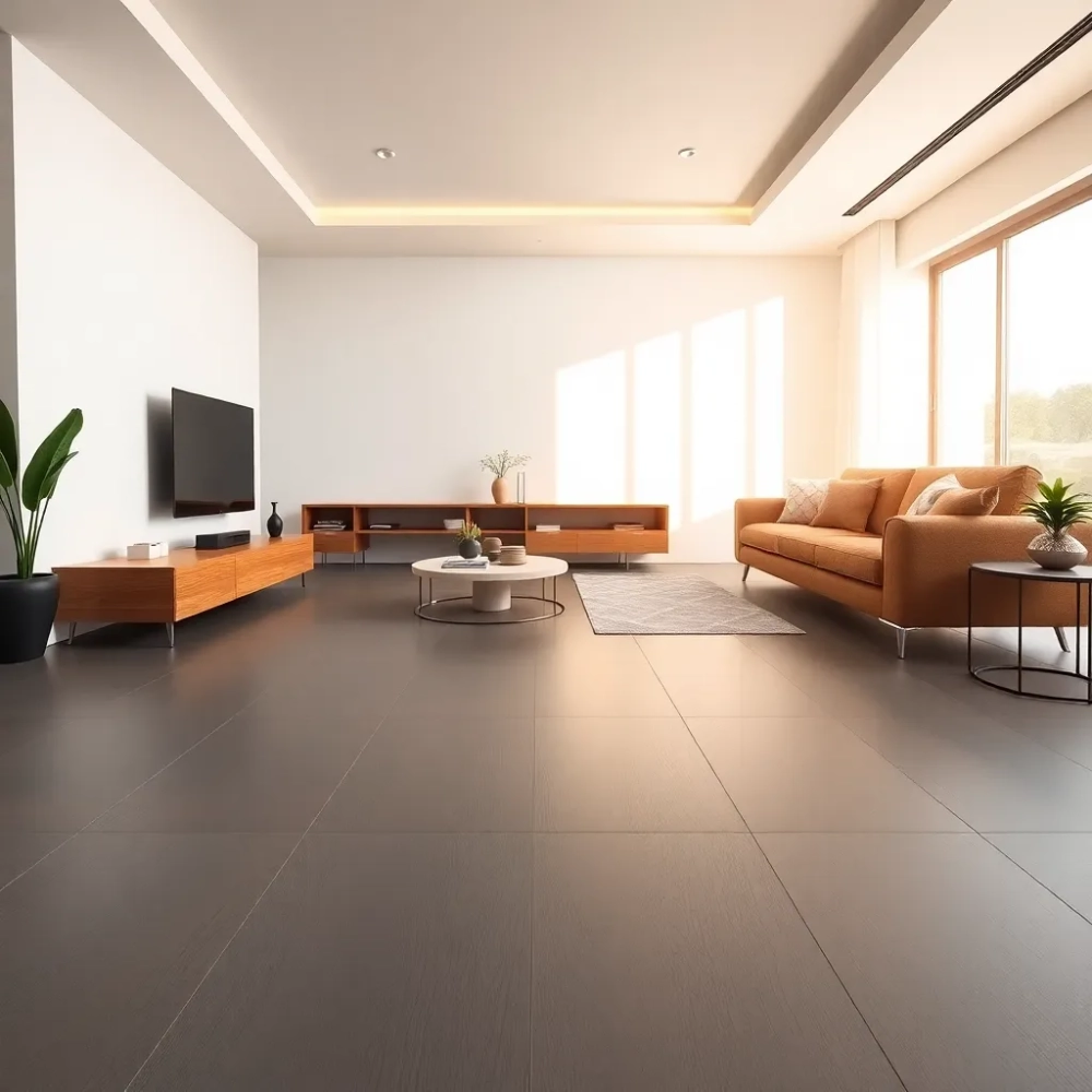 Nowoczesne płytki do salonu
