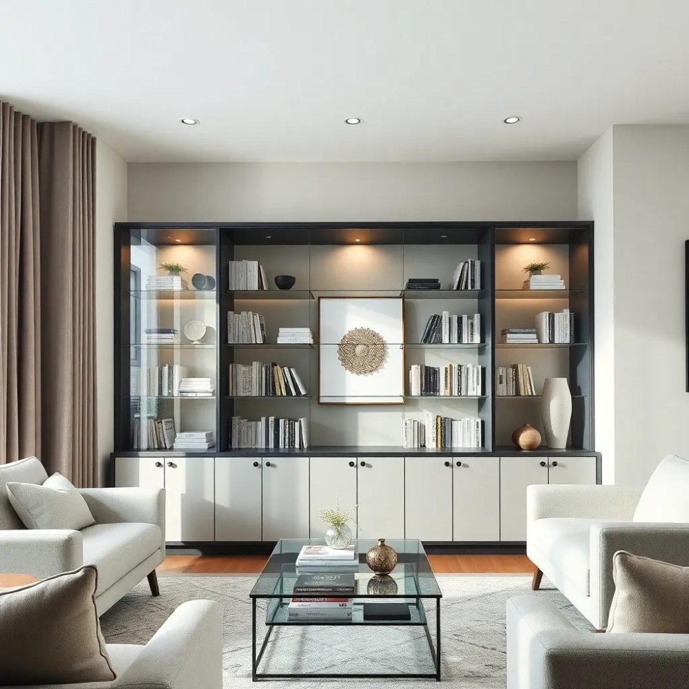 Nowoczesne witryny do salonu