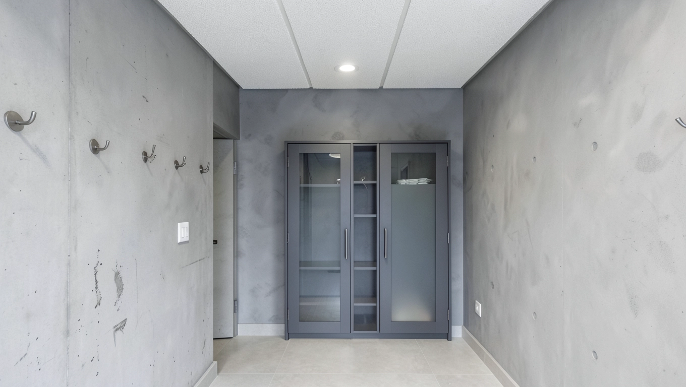 Nowoczesne wykończenie przedpokoju