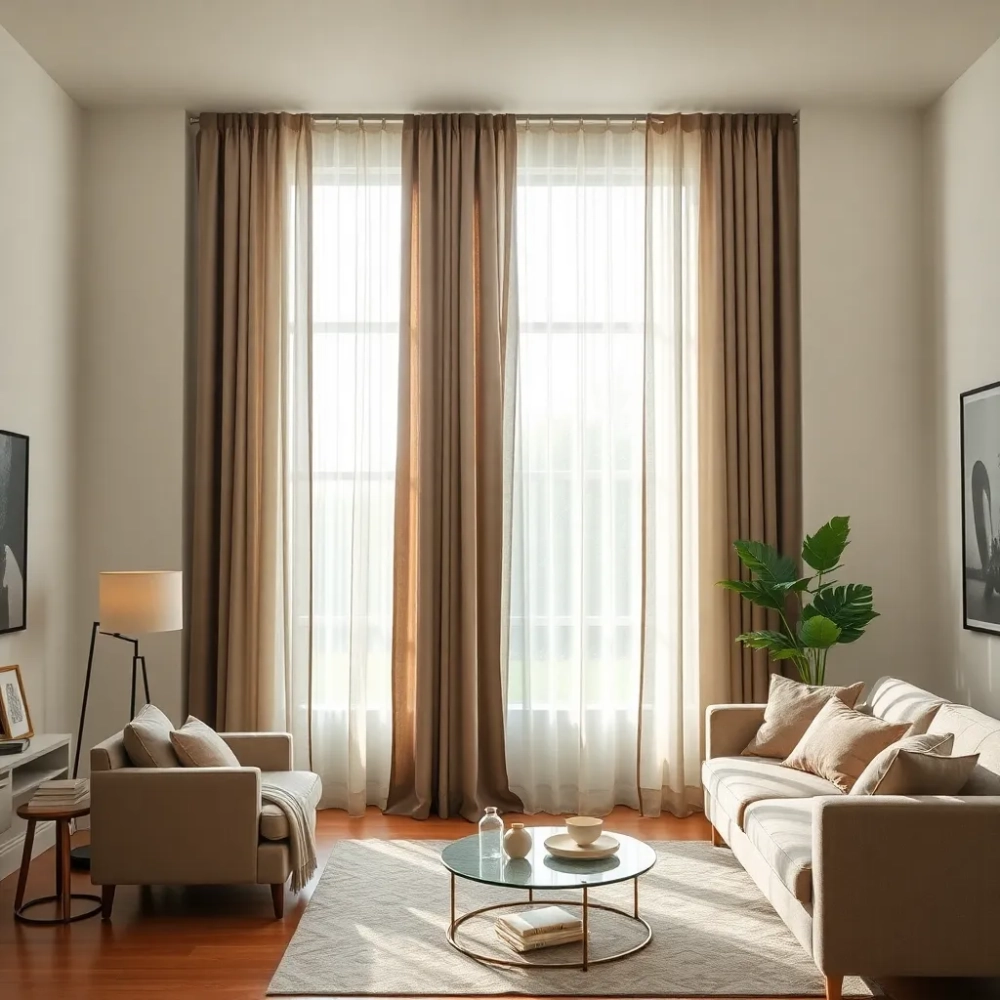 Nowoczesne zasłony do salonu