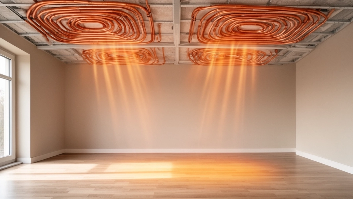 Ogrzewanie sufitowe wodne