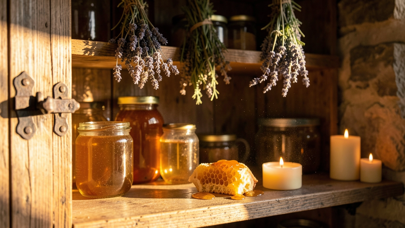 Oryginalna spiżarnia miodowe smaki i aromaty