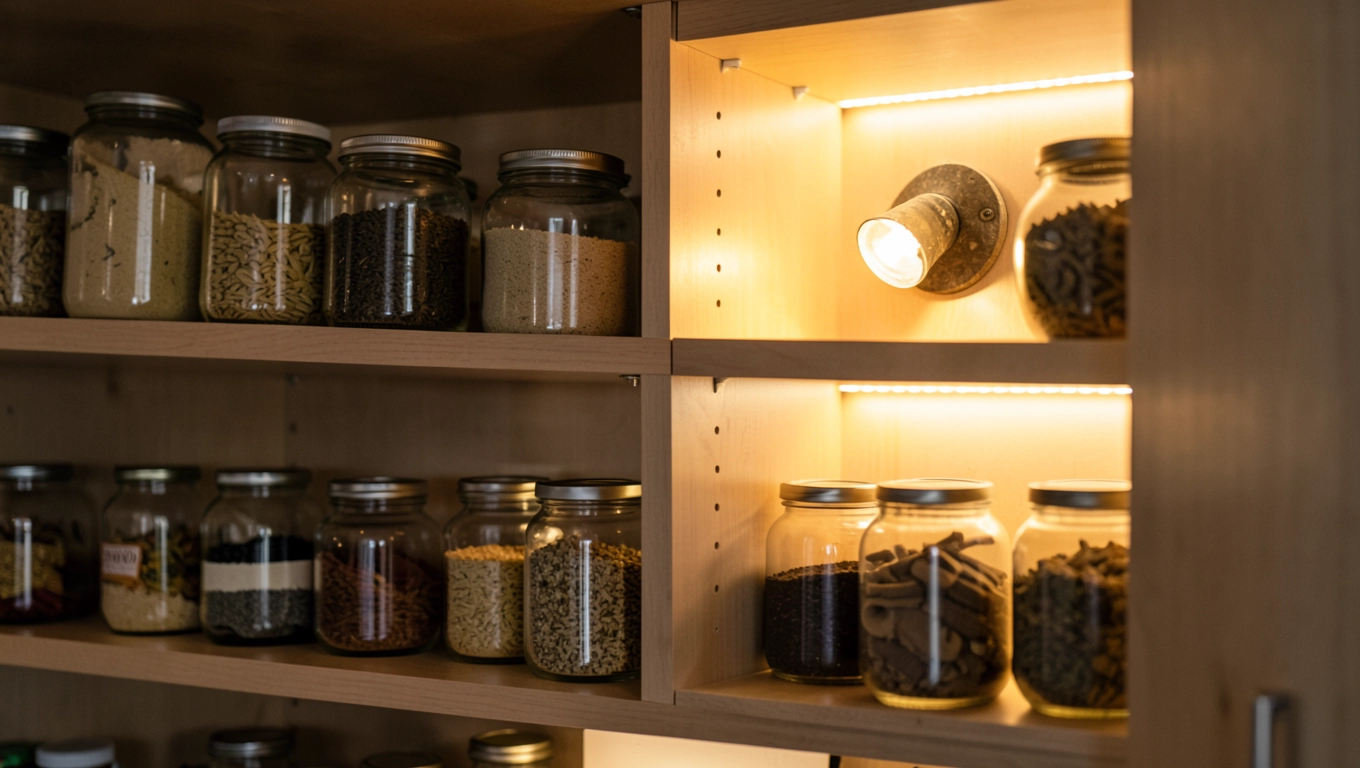 oświetlenie i lampy do spiżarni