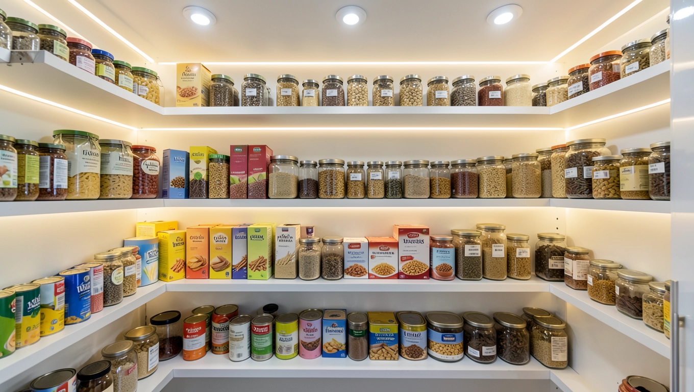 Oświetlenie spiżarni kuchennej