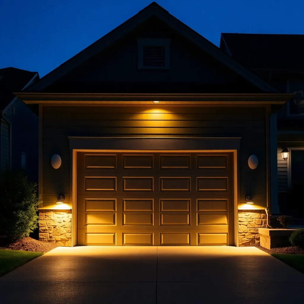 Oświetlenie wjazdu do garażu
