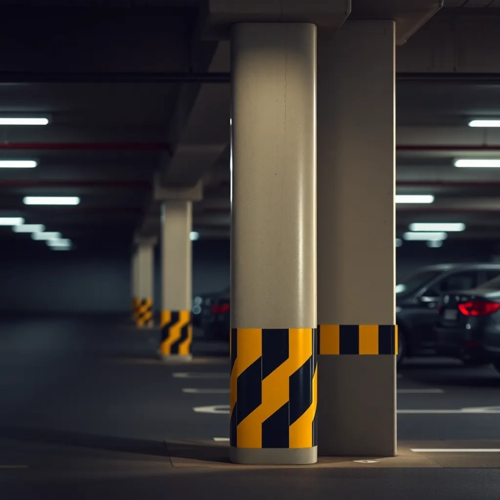 Oznakowanie słupów w garażu przepisy