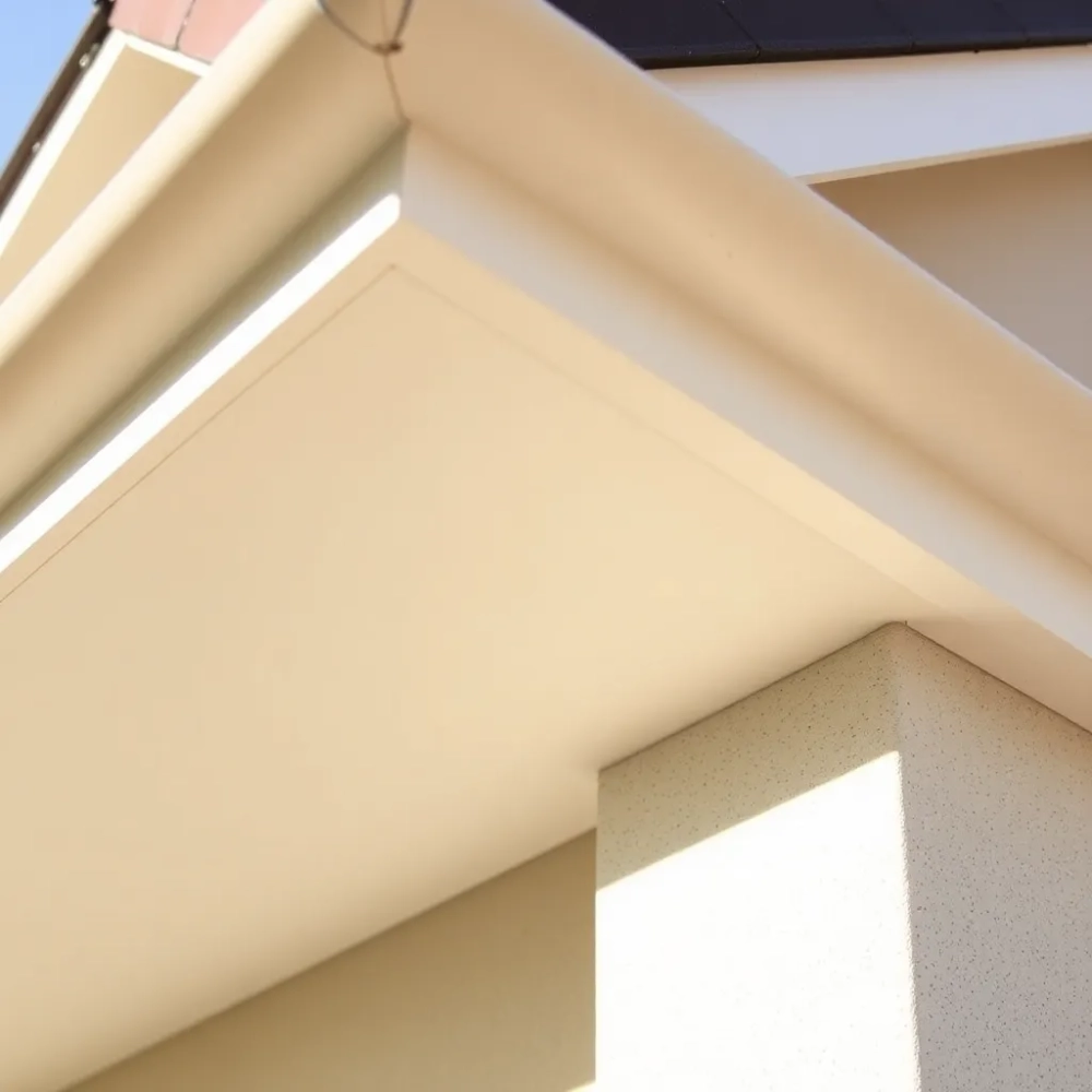 Podbitka z tynku dach dwuspadowy