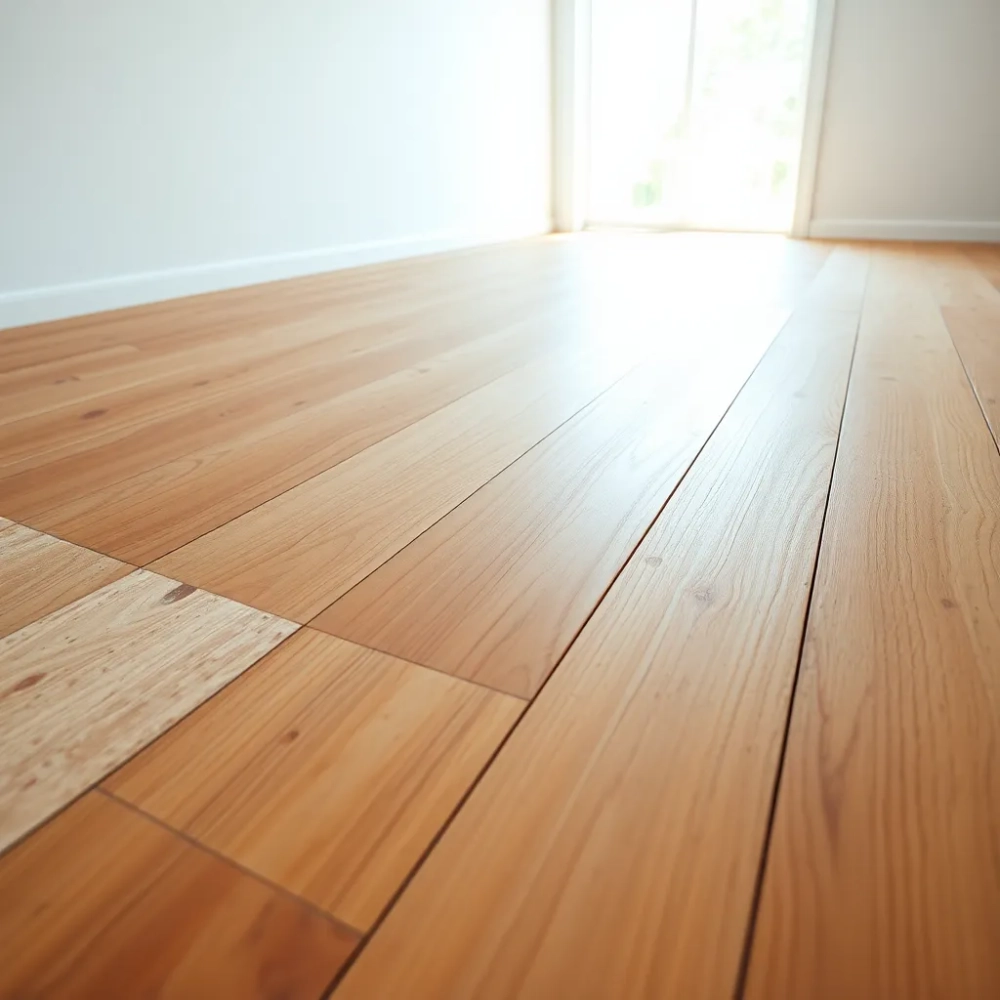 Podłoga drewnianą na plytach OSB