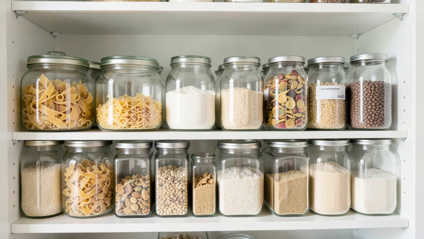 Pojemniki i słoiki do spiżarni