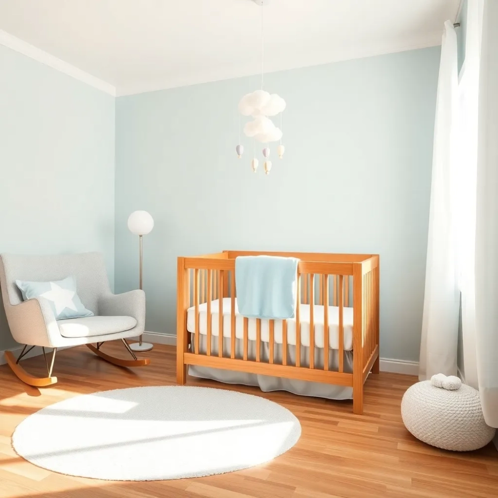 Pokój dla niemowlaka chłopca