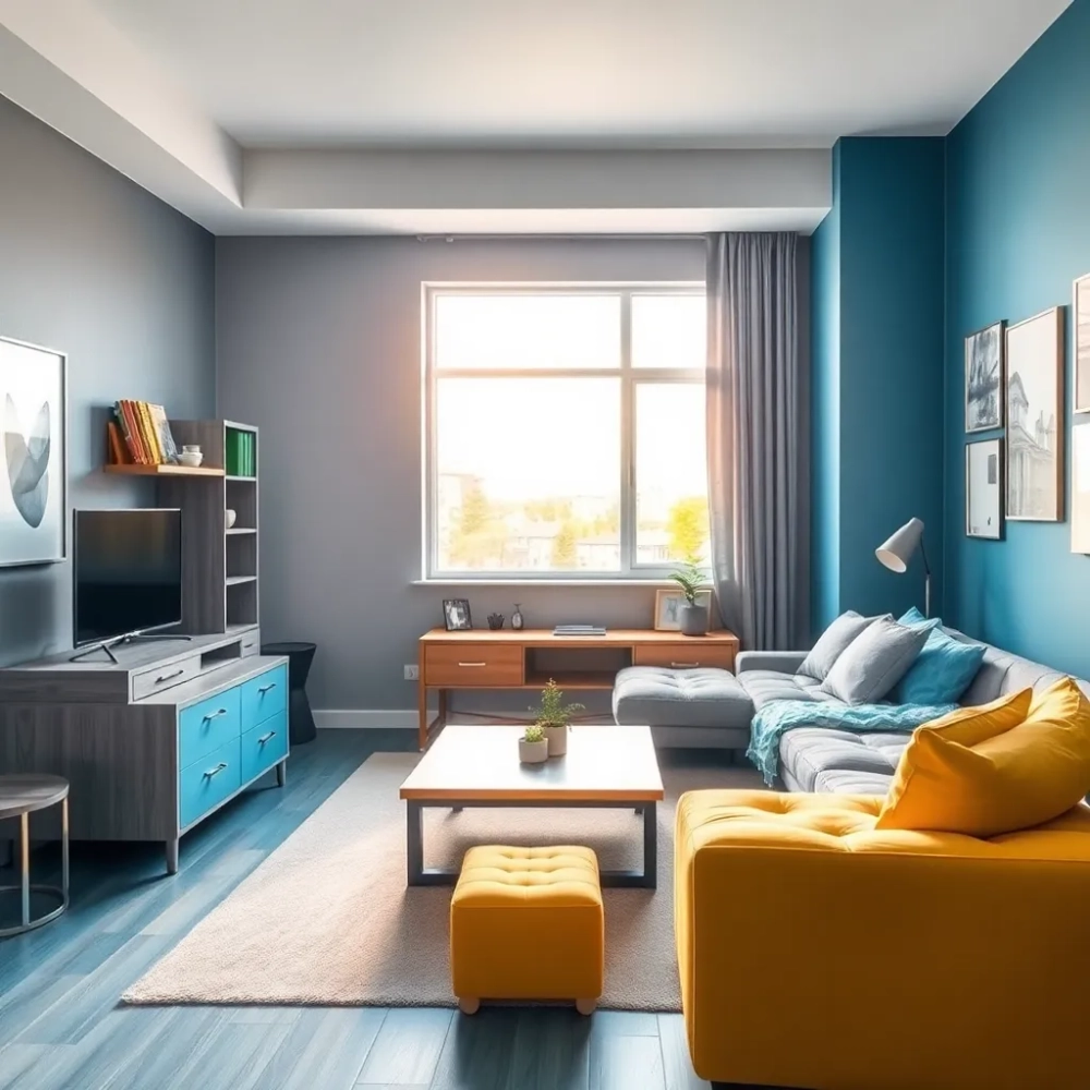 Pokój nowoczesny młodzieżowy