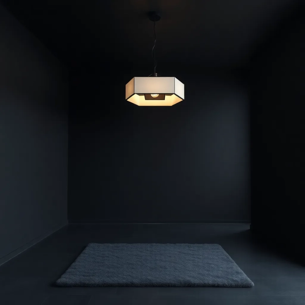 Pokój pomalowany na czarno