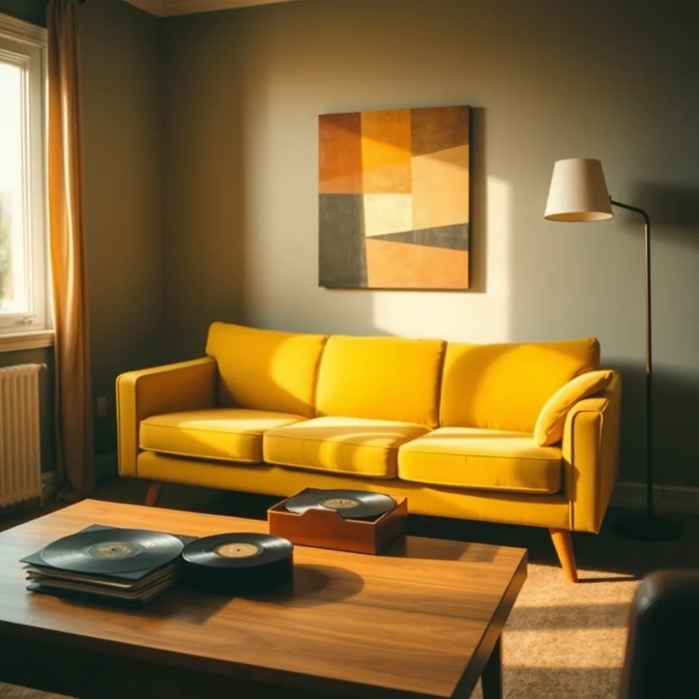 Pokój w stylu retro