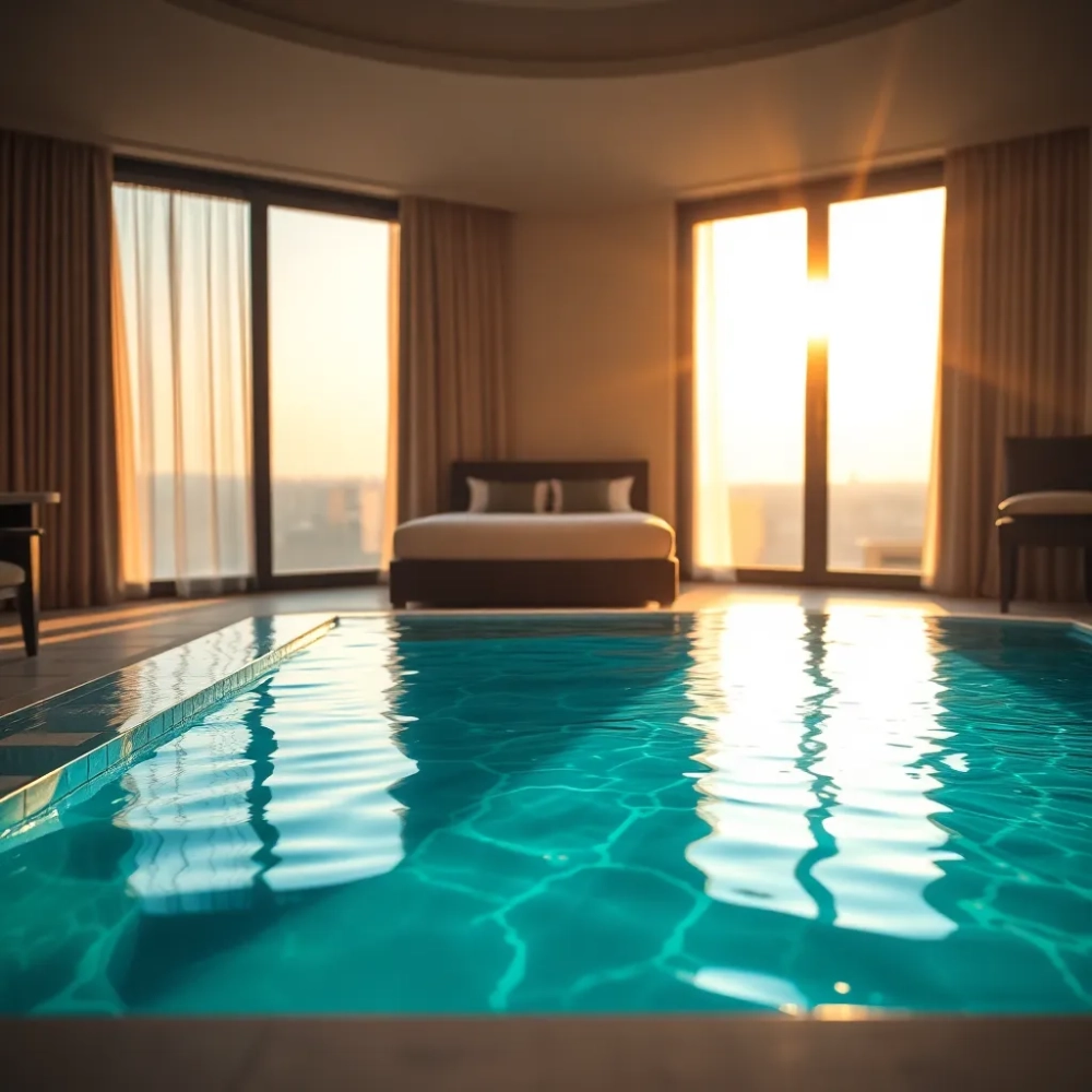 Pokój z prywatnym basenem