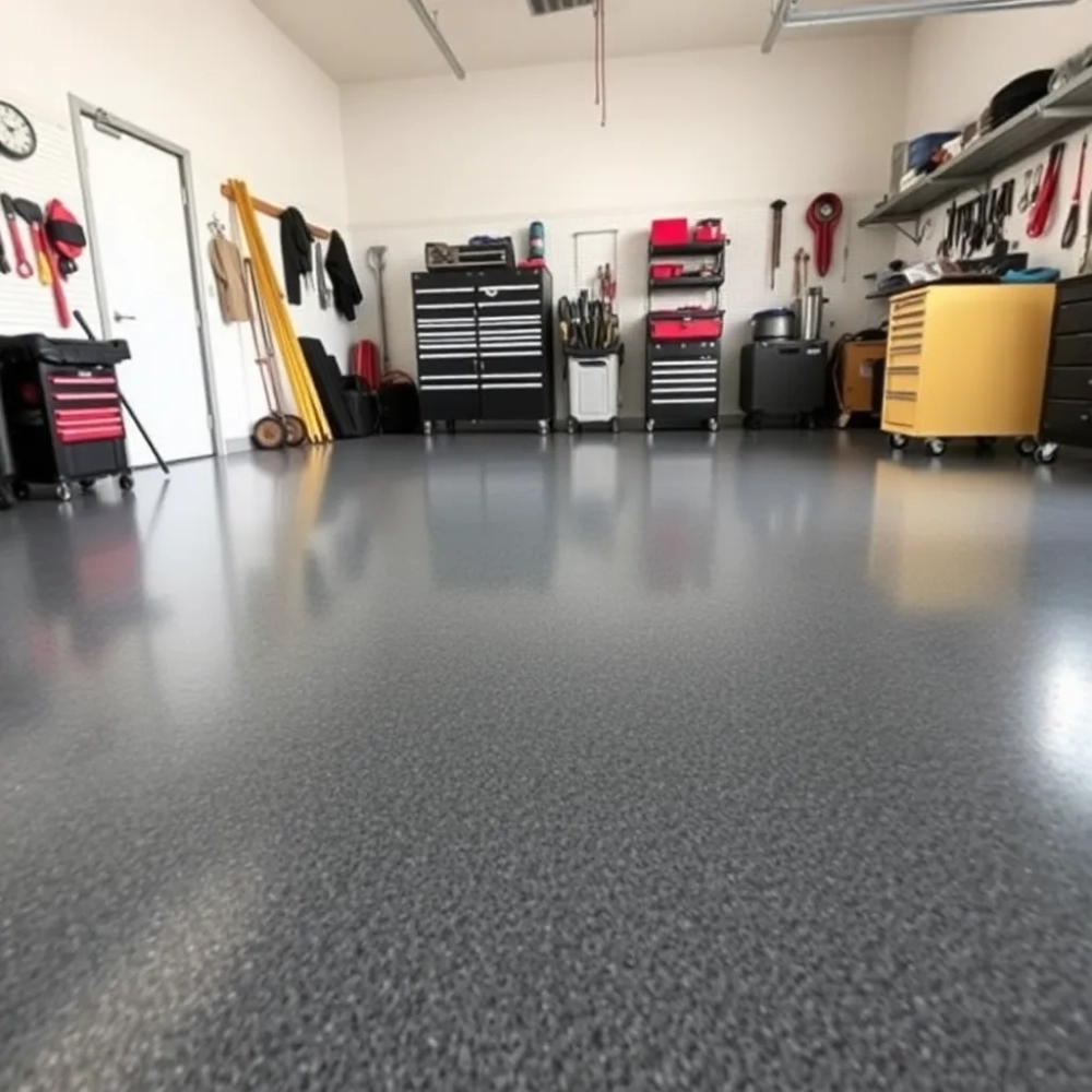 Posadzka żywiczna w garażu cena
