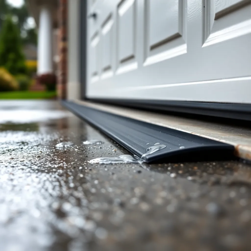 Próg do bramy garażowej uchylnej