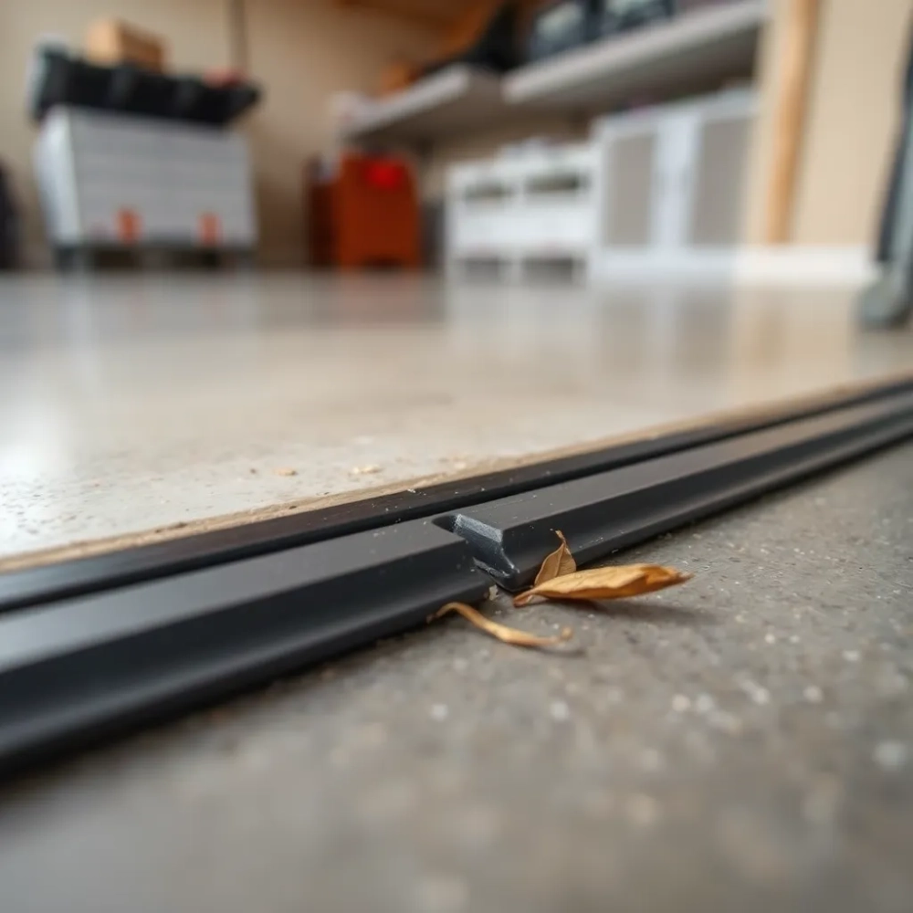 Próg uszczelniający do bramy garażowej