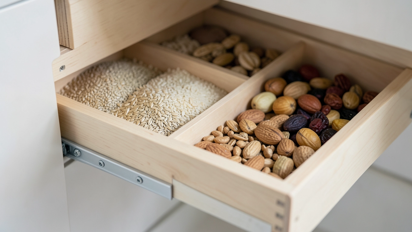 Projektowanie szuflad spiżarni