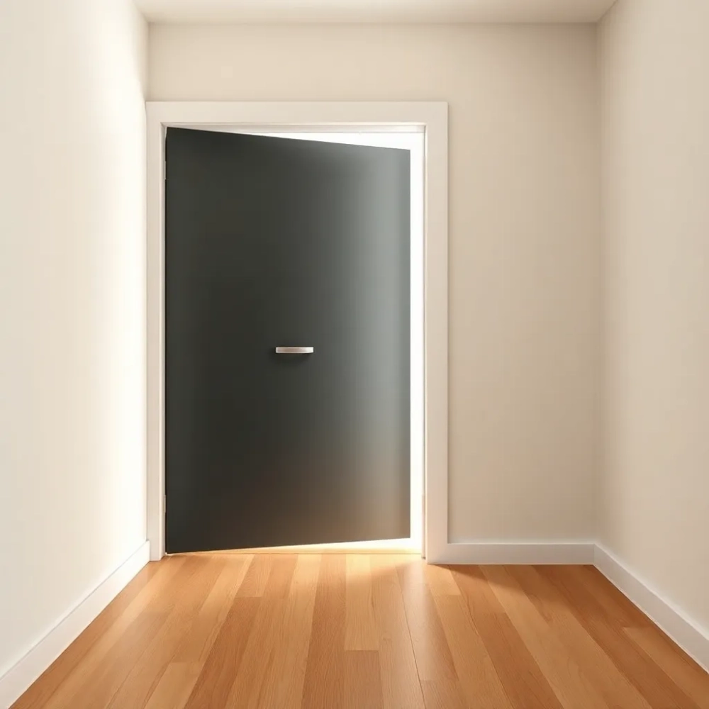 Przejście z domu do garażu