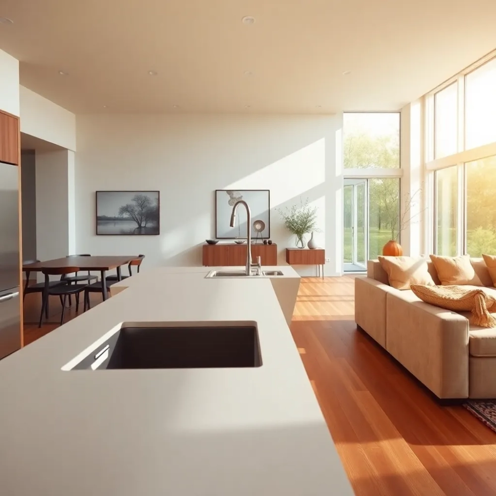 Przeniesienie kuchni do salonu odległość od odpływu