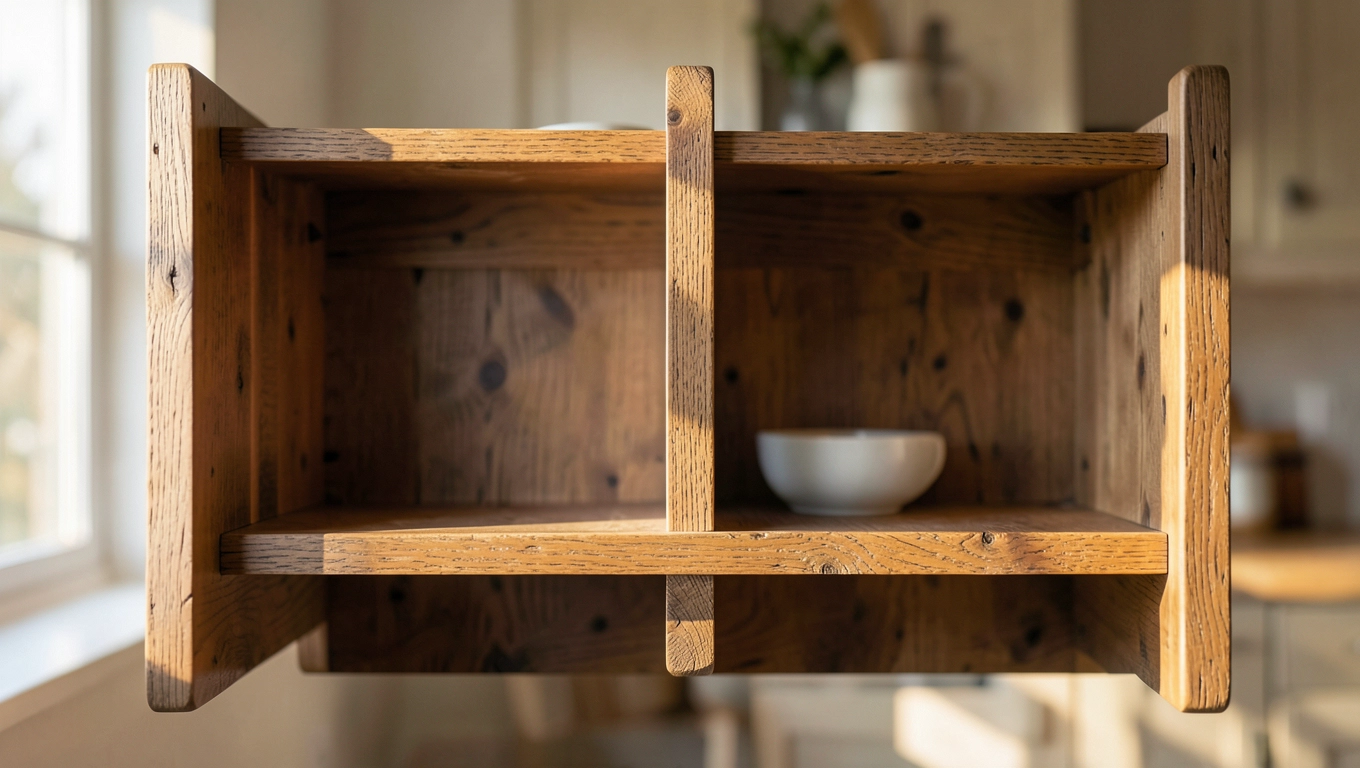 regały drewniane spiżarnia