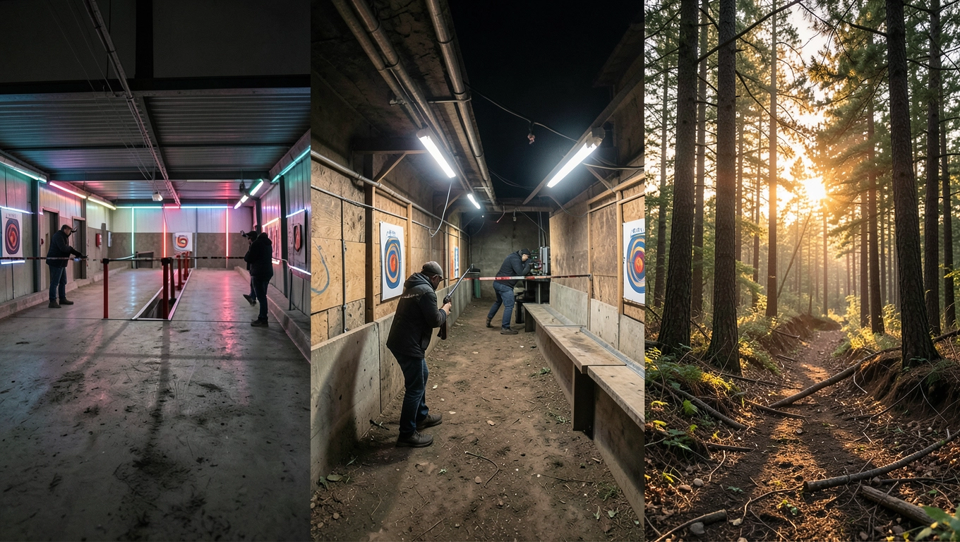 Rodzaje strzelnic: klubowe, komercyjne i leśne