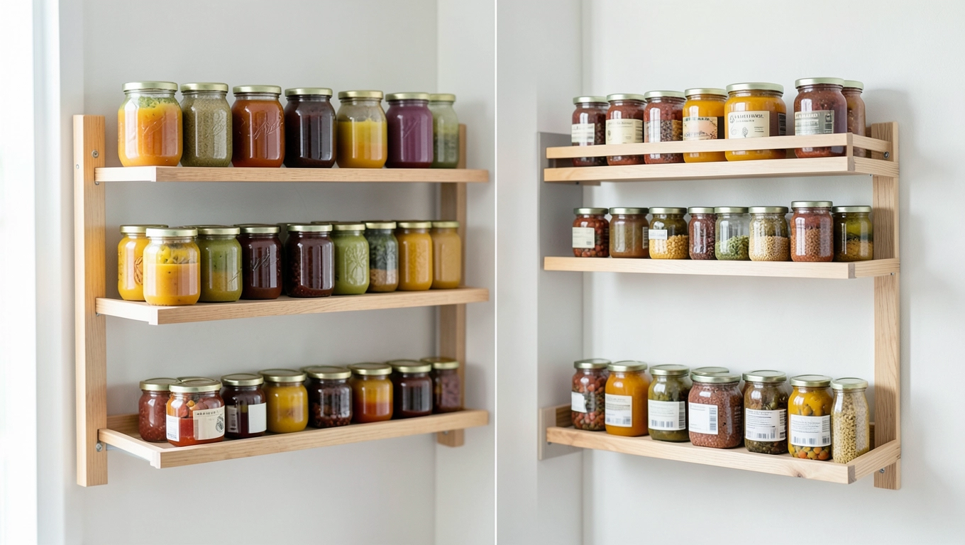 Rozbudowa systemu półek do spiżarni