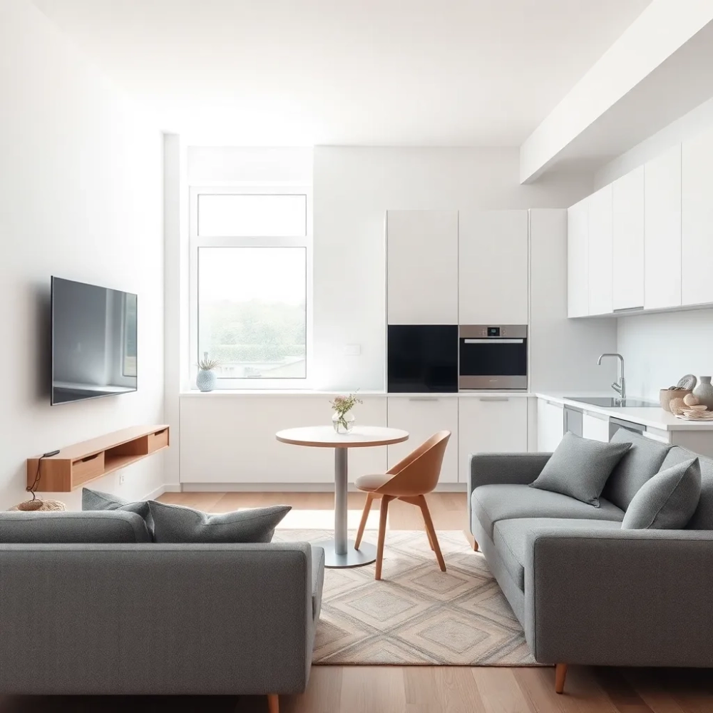 Salon 25m2 z aneksem