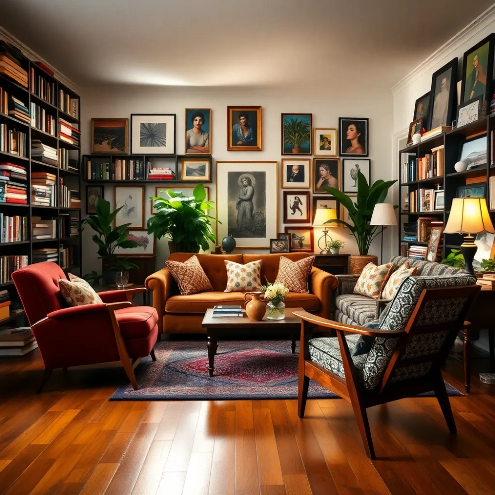 Salon eklektyczny inspiracje