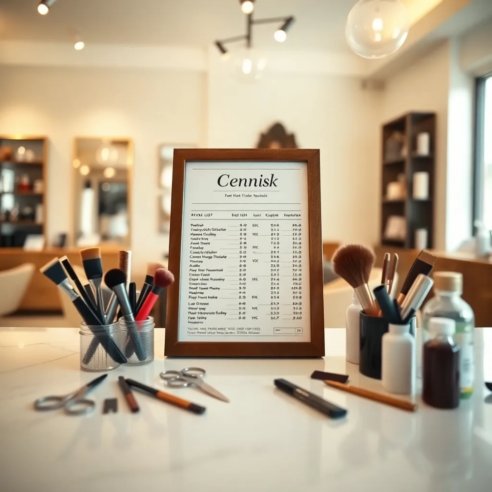 Salon fryzjerski Nadia Wyszków cennik