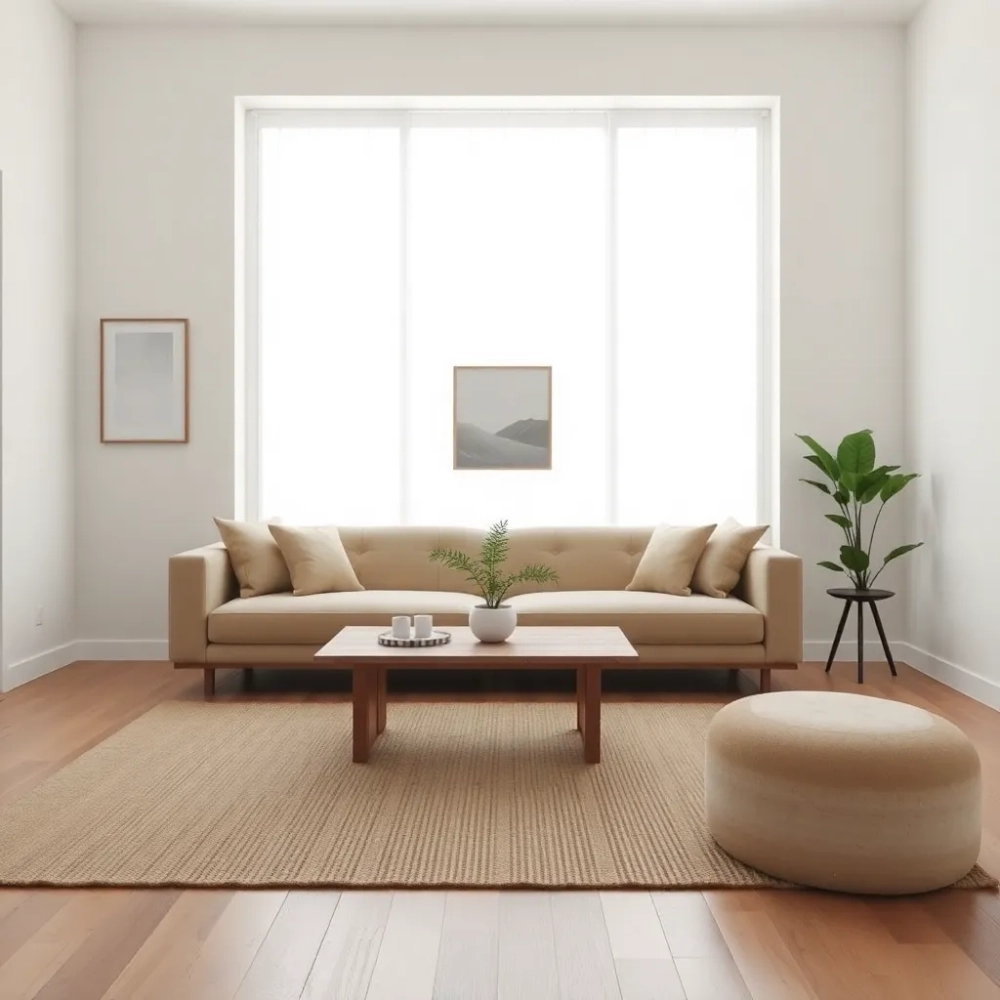 Salon minimalistyczny inspiracje