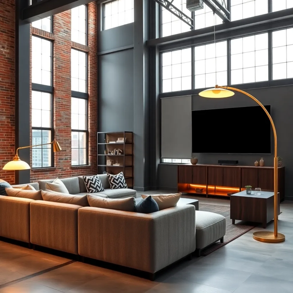 Salon w stylu nowojorskim