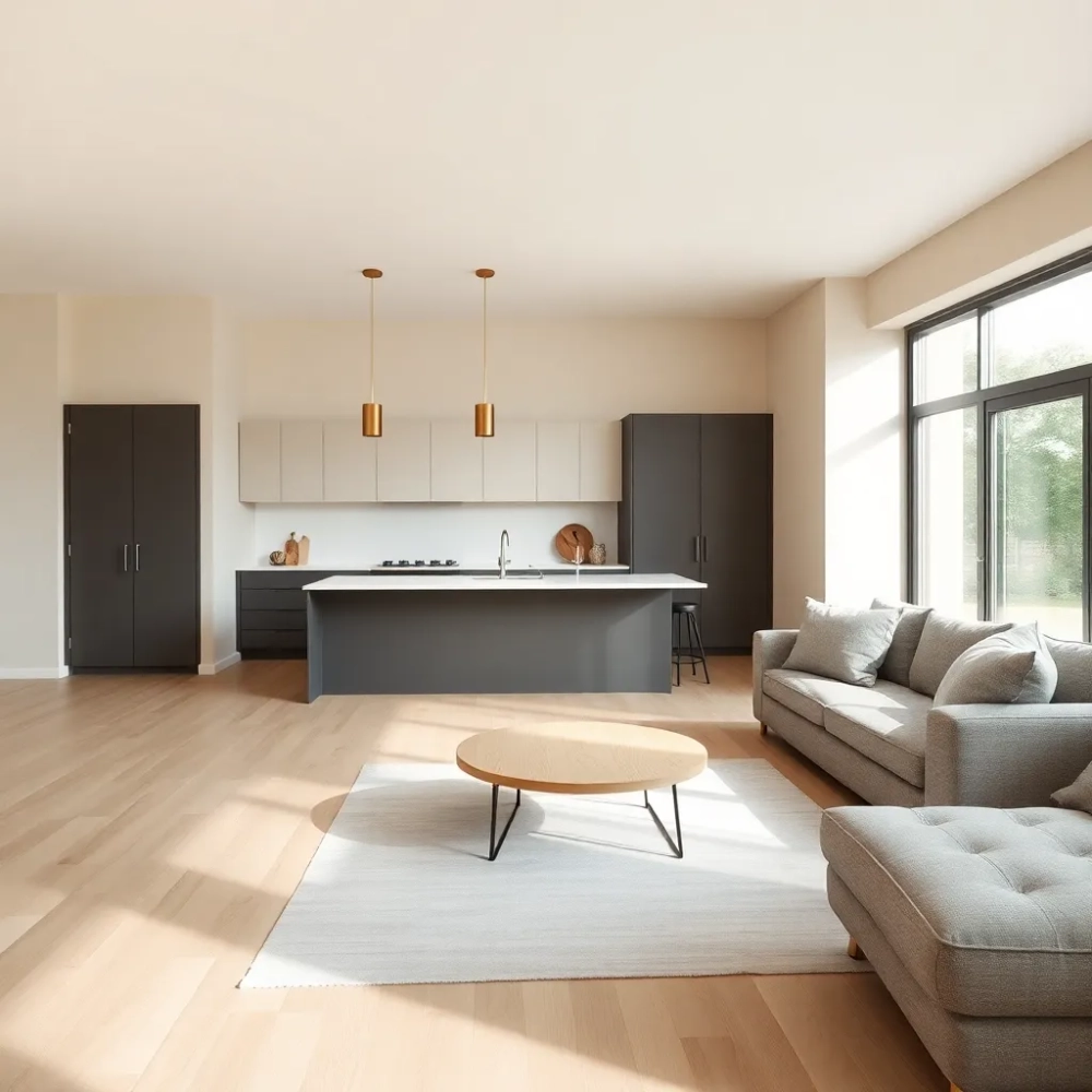 Salon z aneksem kuchennym inspiracje