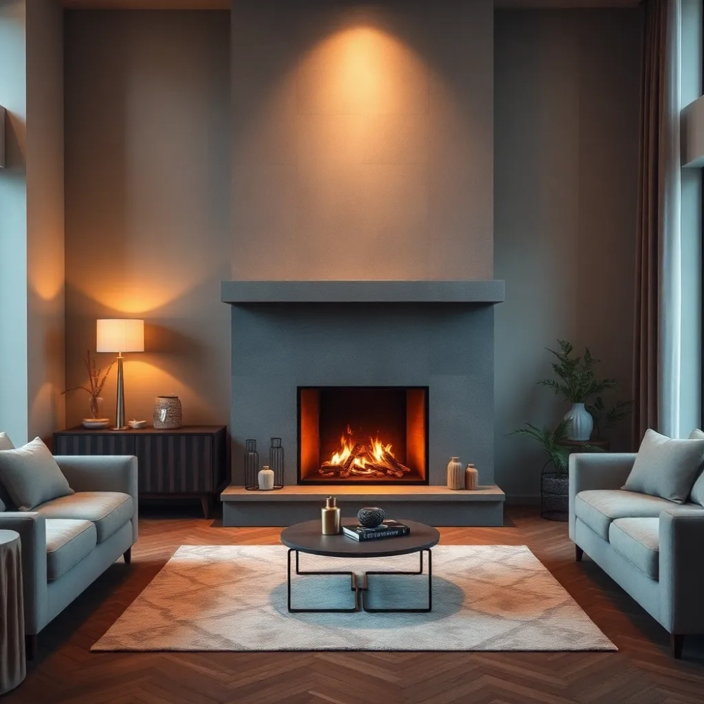 salon z kominkiem inspiracje