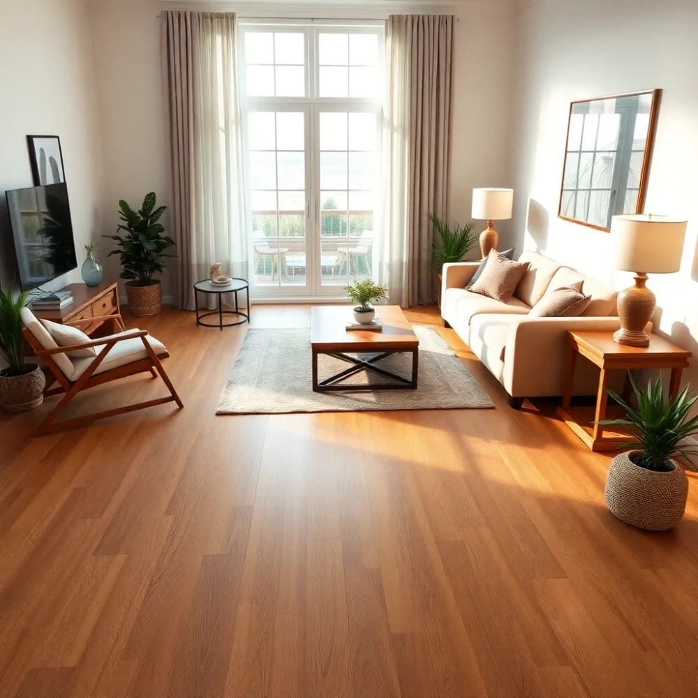 Salon z parkietem inspiracje