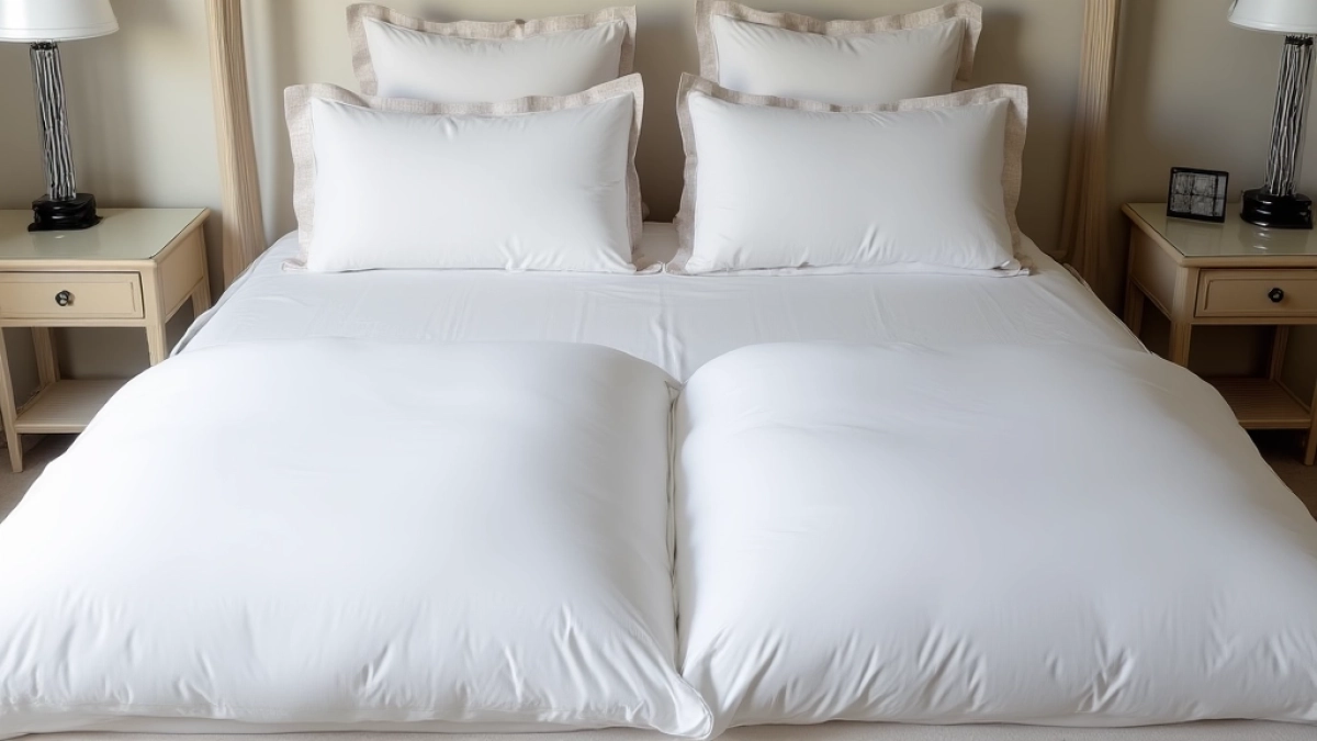 ścielenie łóżka metoda francuska