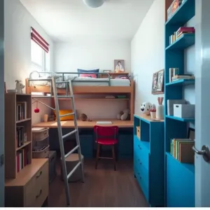 Bardzo mały pokój młodzieżowy