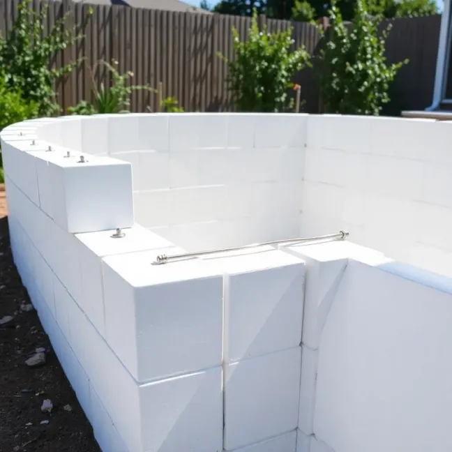 Basen z bloczków styropianowych koszt