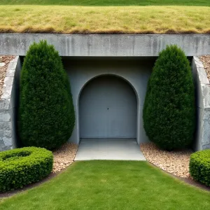 Betonowe piwniczki na wino