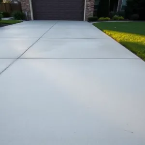 Betonowy podjazd do garażu