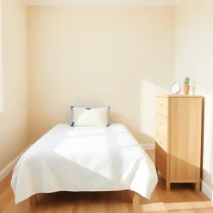 Beżowy pokój dla chłopca