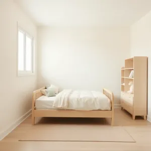 Beżowy pokój dla dziewczynki