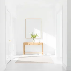 Biały przedpokój inspiracje