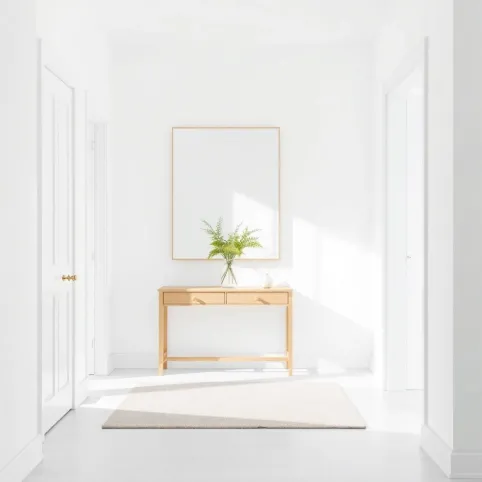 Biały przedpokój inspiracje