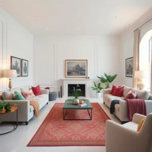 Biały salon jakie dodatki